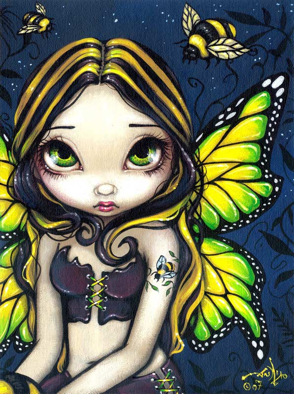 Bumblebee Tattoo - Strangeling: The Art of Jasmine Becket-Griffith