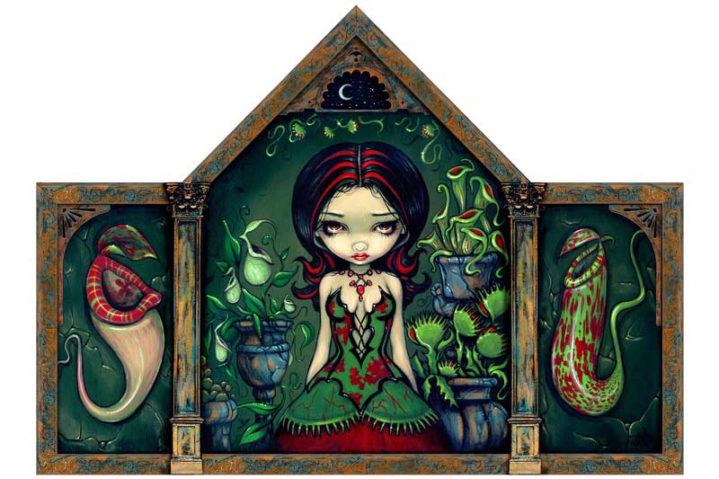Carnivorous Greenhouse - by Jasmine Becket-Griffith