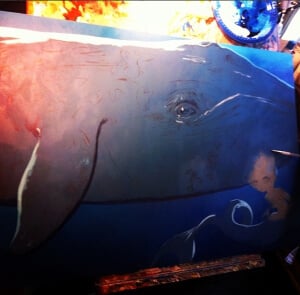 Big Blue Whale work-in-progress