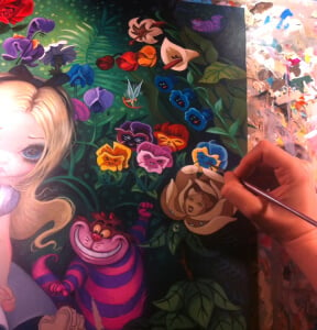 Work-in-Progress - Disney's "Alice in the Garden"