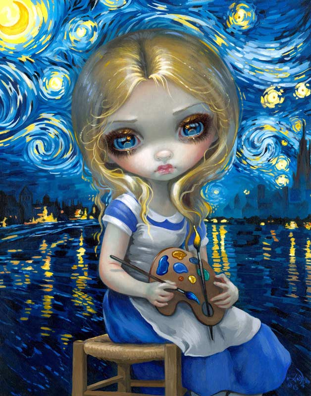 Alice In The Starry Night - Diamond Paintings 