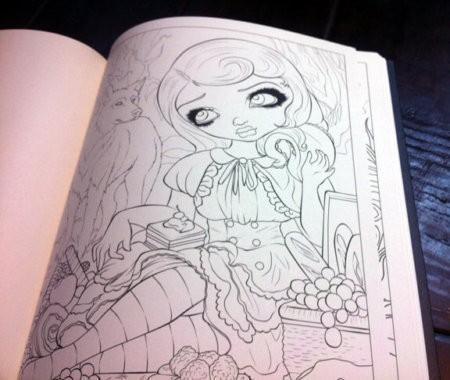 Jasmine Becket-Griffith Coloring Book