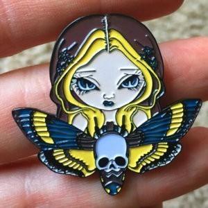 Moth Queen Collectible Enamel Pin - Image 2