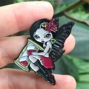 Time Flies Collectible Enamel Pin - Image 2