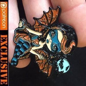 Pipistrello Collectible Enamel Pin - Image 2