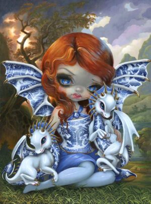 Blue Willow Dragonlings - Image 1
