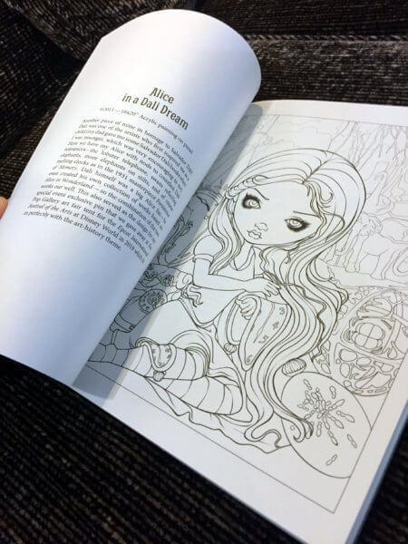 disney alice in wonderland coloring book