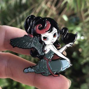 Black Swan Collectible Enamel Pin - Image 2