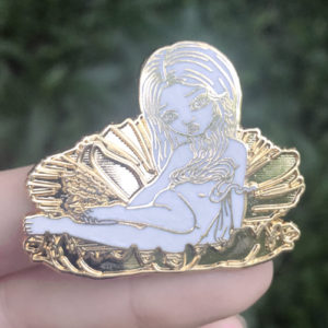 Venus in Gold Collectible Enamel Pin - Image 2