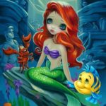 Disney WonderGround Little Mermaid Ursula Deluxe Print Jasmine Becket-Griffith