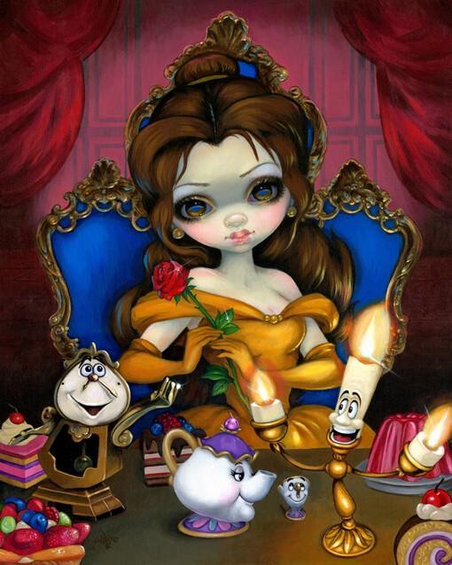 Disney Parks outlet Artist Print Jasmine Becket-Griffith - Belle’s Enchantment 18 x 14