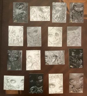 Death and the Maiden Sketch Cards