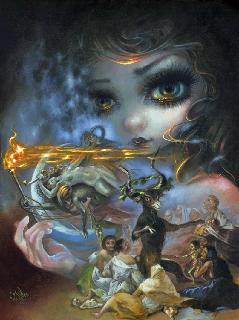 ジャスミンベケットグリフィス　絵画 Mysterious World of Jasmine Becket-Griffith 【ジャスミン