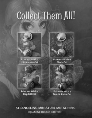 Metal Mini Pin Set: Purrfect Princesses - Image 2