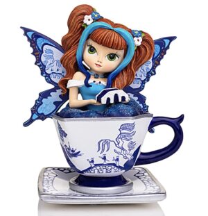 Blue Willow Romance Fairy Teacups Collection - Image 4