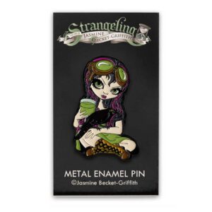Absinthe Goggles With Raven Collectible Enamel Pin - Image 2