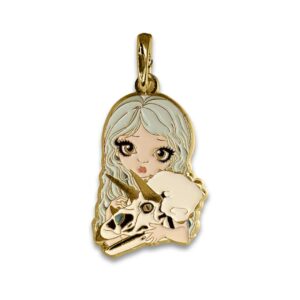 Resurrected Triceratops Charm/Pendant