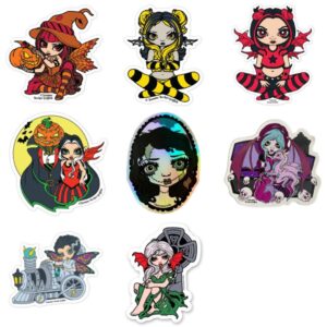 Halloween Themed Vinyl Sticker Pack - Series 1