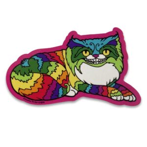 Rainbow Cheshire Cat Vinyl Sticker