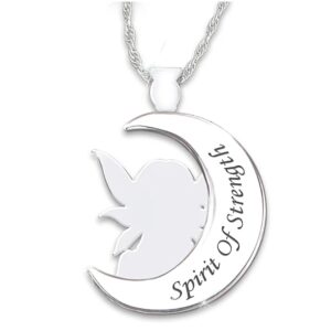 Moonheart, The Spirit Of Strength Crystal Pendant Necklace - Image 2