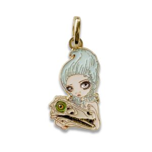Resurrected Velociraptor Charm/Pendant