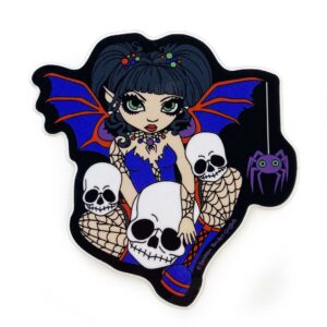 Spiders and Skulls Vinyl Sticker