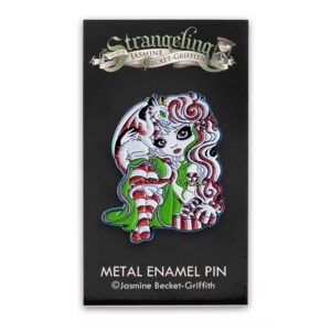 Peppermint Dragonling Collectible Enamel Pin - Image 2