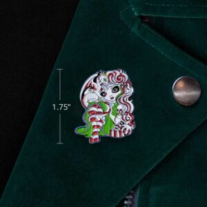 Peppermint Dragonling Collectible Enamel Pin - Image 3