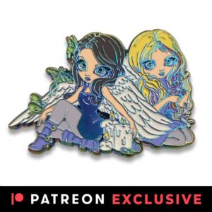 Bright Candles Burn Fast Collectible Enamel Pin