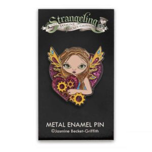 Clockwork Valentine Collectible Enamel Pin - Image 2