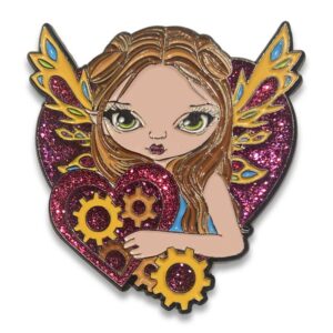 Clockwork Valentine Collectible Enamel Pin