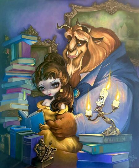 Belle in Beast's Gallery - Strangeling: The Art of Jasmine Becket