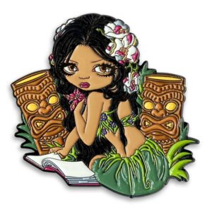 Amara and the Book Collectible Enamel Pin