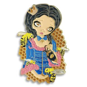 Queen of Bees Collectible Enamel Pin