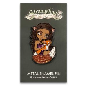 Fabulous Fox Fairy Collectible Enamel Pin - Image 2
