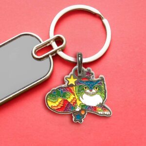 Rainbow Cheshire Cat - Charm/Pendant - Image 4