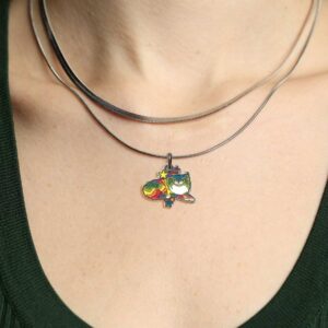 Rainbow Cheshire Cat - Charm/Pendant - Image 5