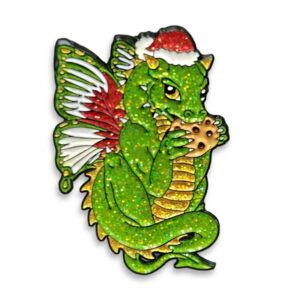 Christmas Dragonling Collectible Enamel Pin