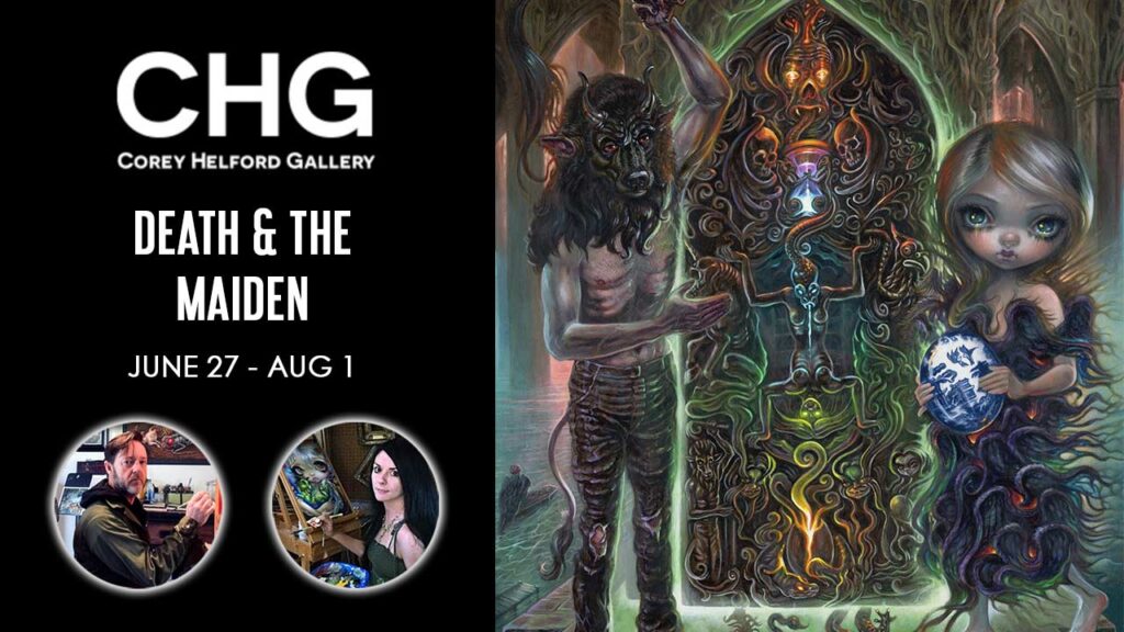 Death & the Maiden at Corey Helford Gallery - Strangeling: The Art