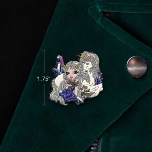 Fiona and the Unicorn Collectible Enamel Pin - Image 3