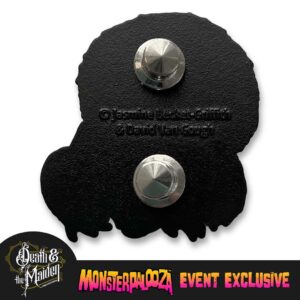 Death & the Maiden: Cold Comfort Collectible Enamel Pin - Image 4