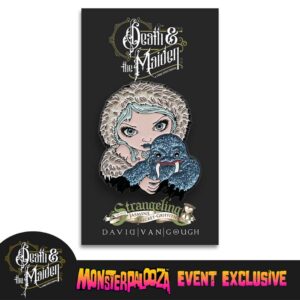 Death & the Maiden: Cold Comfort Collectible Enamel Pin - Image 2