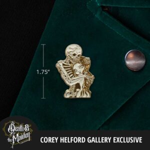 Death & the Maiden: Death's Embrace Collectible Enamel Pin - Image 3